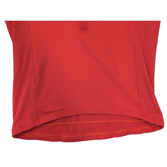 Etxeondo Cycling Jersey Womens M Orange Short Sleeve Half Zip Pockets Road Bike - Picture 5 of 11